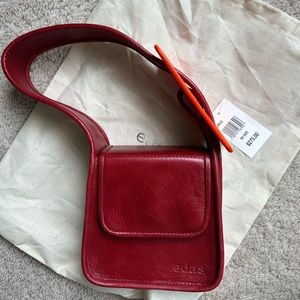 brand new Edas Mini Yshaia Leather Shoulder Bag